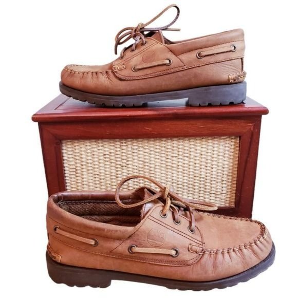 Maine Woods Womens Size 8 M Brown Leather Slip On Loafer Everyday Shoes Used - Picture 12 of 12